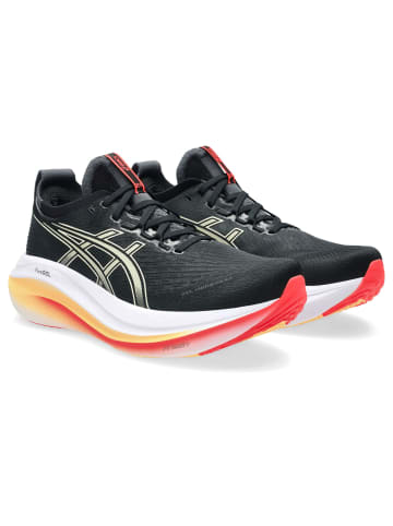 asics Laufschuhe GEL-NIMBUS 27 in black/khaki