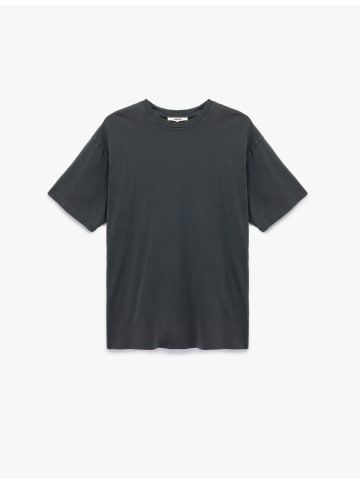 KOTON TSHIRT SS in Anthrazit