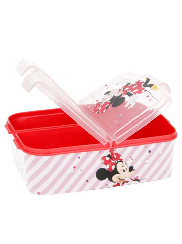 Disney Minnie Mouse Brotdose Mouse | 3 Fächer | Minnie Maus | Lunch to Go | Vesper Dose