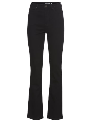 ARIZONA Gerade Jeans in schwarz
