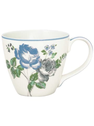 Greengate Becher CELESTINE Weiß mit Blumen