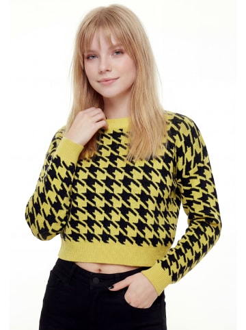 myMo ROCKS Damen Pullover in GELB