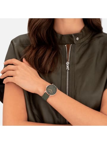 LIEBESKIND BERLIN Armbanduhr The Leather One in grün