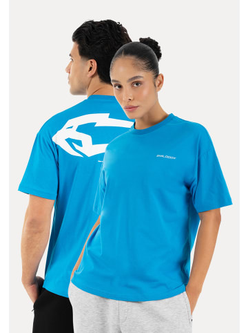 SMILODOX Unisex Oversize T-Shirt Tane in Blau