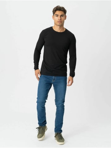 TeeShoppen T-Shirt Long-sleeved in Black