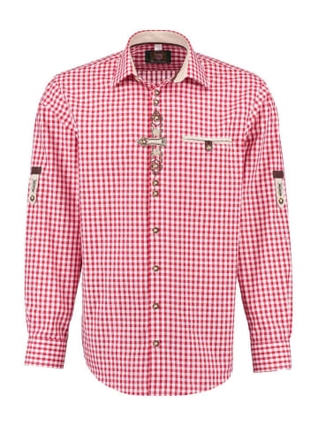 OS-Trachten Trachtenhemd 420028-2602 in rot