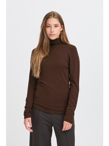 ICHI Langarm IHMAFA Tight fit in Coffee Bean