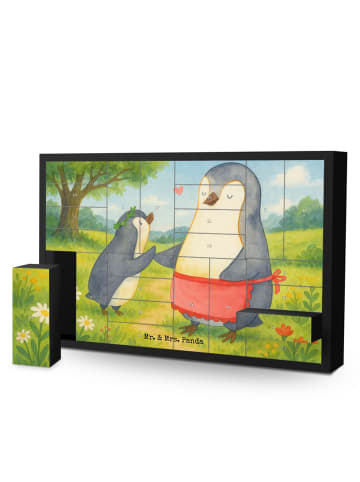 Mr. & Mrs. Panda Adventskalender Pinguin mit Kind Design ohne Sp... in Weiß