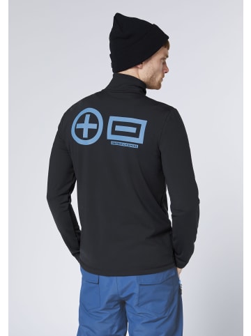 Chiemsee Fleecepullover in Schwarz