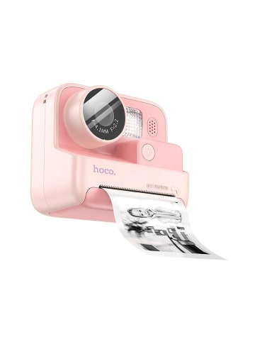HOCO Kinderkamera DV200 mit Drucker Sofortbild Rosa