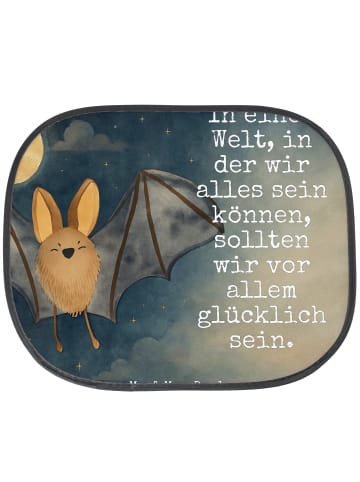 Mr. & Mrs. Panda Auto Sonnenblende Fledermaus Flügel Design mit ... in Weiß