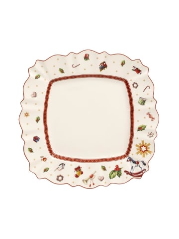 Villeroy & Boch Speiseteller Toy's Delight in Weiß 28 x 28 cm in weiß