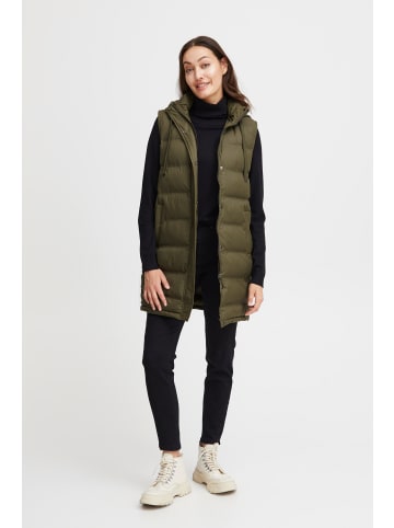 Fransa FRBAFAB 1 Waistcoat Loose fit in Olive Night