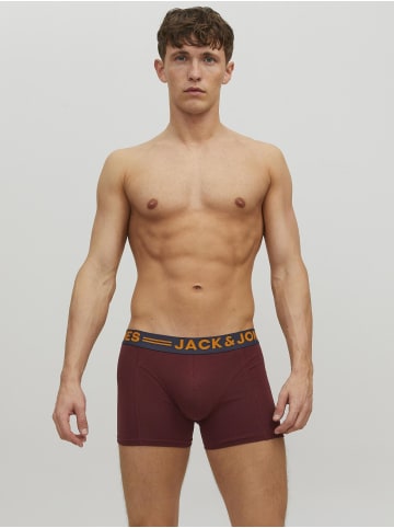Jack & Jones 3er-Pack Trunks in Burgundy