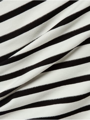 comma T-Shirt in ecru schwarz