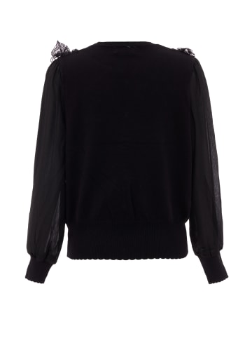 NAEMI Damen Pullover in Schwarz