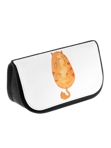 Mr. & Mrs. Panda Organizer Katze Mittelfinger ohne Spruch in Weiß