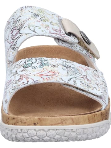 rieker Klassische Pantoletten in white-multi/ginger