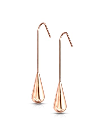 Bungsa Ohrstecker in Rosegold