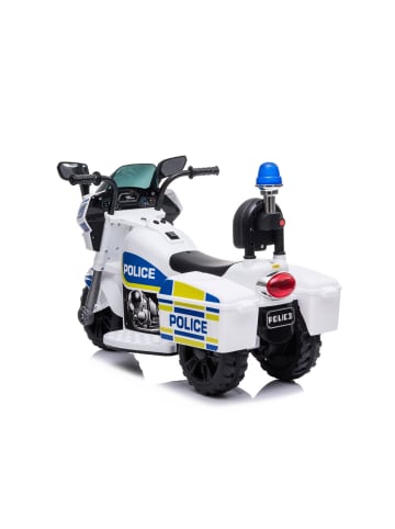 Chipolino Kinder Elektromotorrad Polizei  in weiß