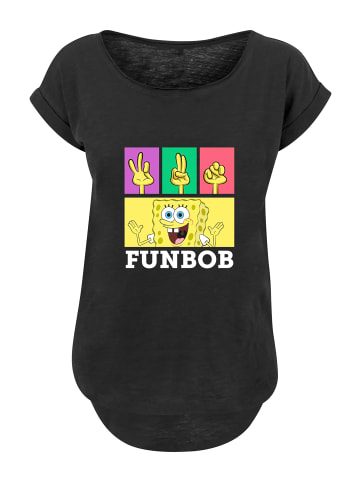 F4NT4STIC T-Shirt Spongebob Schwammkopf FUNBOB in schwarz