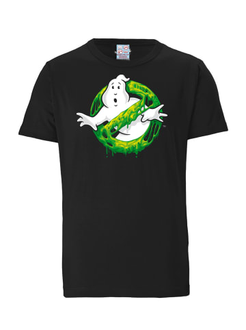 Logoshirt T-Shirt Ghostbusters – Slime Logo in schwarz