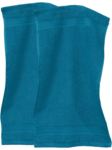 Erwin Müller Frottier Gästetuch 2er-Pack Friedrichshafen in ozeanblau