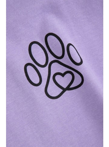 MOKIDA Langärmliges Baumwollshirt in violett