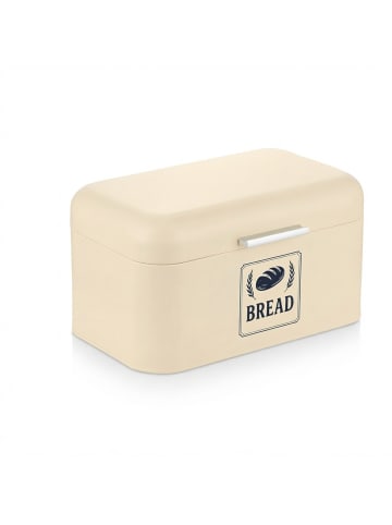 relaxdays Brotkasten in Beige – (B)30 x (H)16,5 x (T)19 cm