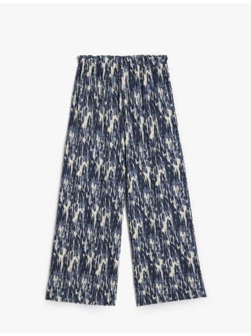 KOTON HOSEN in Marineblau Gemustert