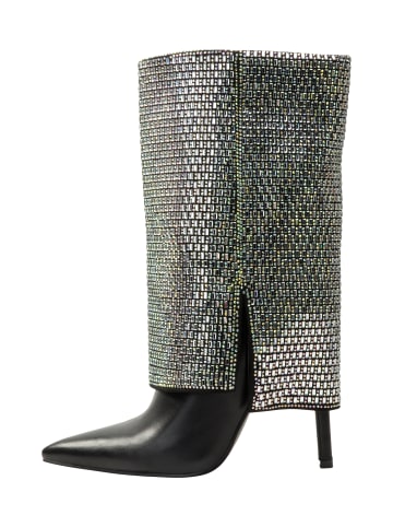 faina Stiefeletten in Schwarz Silber