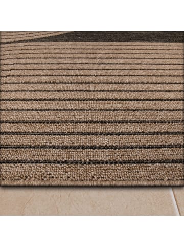 KADIMA DESIGN Outdoor Teppich Natur Balkon, Terrasse in Anthrazit