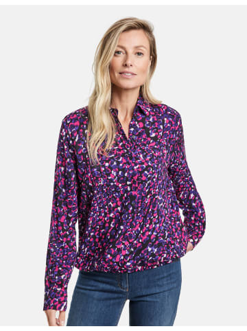 Gerry Weber Bluse Langarm in Lila/Pink Druck