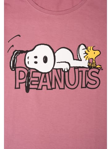 United Labels The Peanuts Snoopy Schlafanzug Pyjama Set Langarm Oberteil mit Hose in grau/rosa