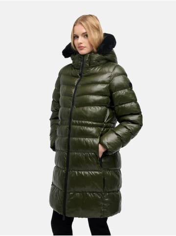 Navahoo Steppmantel Lumeiaa 14 in Dark Olive
