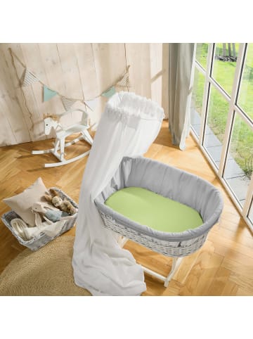 Erwin Müller Frottee Baby-Spannbettlaken 2er-Pack Erding in lindgrün