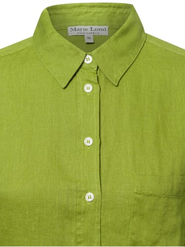 Marie Lund Leinenbluse in kiwi - 0011