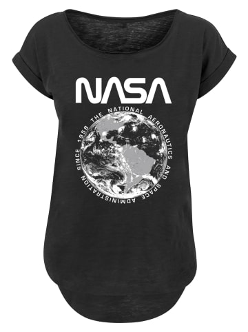 F4NT4STIC Long Cut T-Shirt NASA Planet Earth' in schwarz