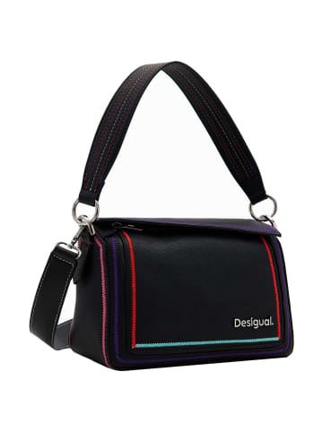 Desigual Cleo Black Phuket - Schultertasche Mini 22.5 cm (black) in schwarz