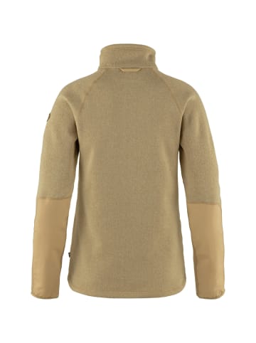 FJÄLLRÄVEN Fleecepullover Övik in Hellbraun