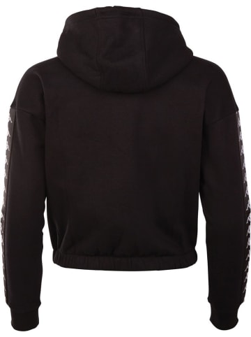 Kappa Hoodie "Hoodie, kurzer Schnitt" in Schwarz