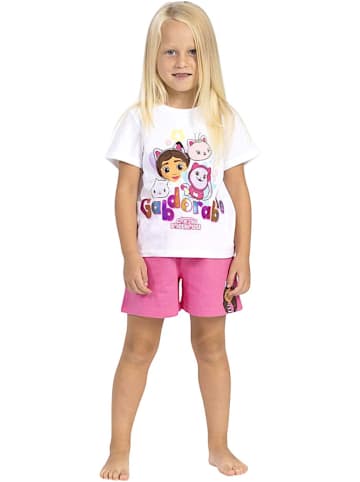 Cerda 2tlg.Outfit T-Shirt & Shorts Gabby´s Dollhouse in Weiß