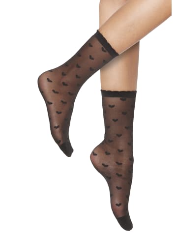 LASCANA Feinsöckchen in 3x schwarz