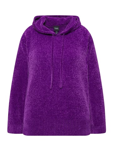 Ulla Popken Pullover in dunkles violett