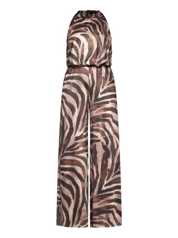 Vera Mont Jumpsuit mit Animalprint in Brown/Brown