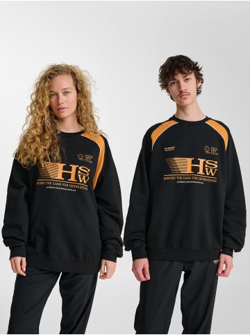 Hummel Sweatshirt Hmloversized Erwachsene in BLACK