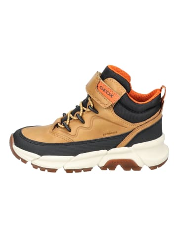 Geox Stiefelette FLEXYPER in Schwarz/Gelb