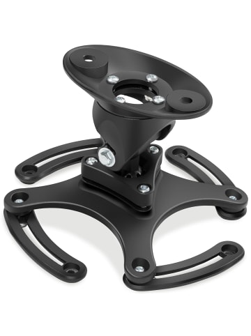 tectake Universal Projektor-Halterung - 360° Kugelgelenk aus Aluminium