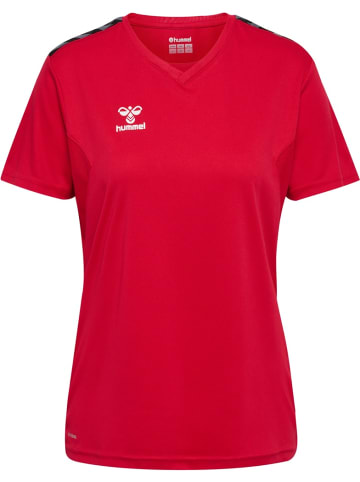 Hummel Sportshirt "Hmlauthentic Pl Jersey S/S Woman" in Rot