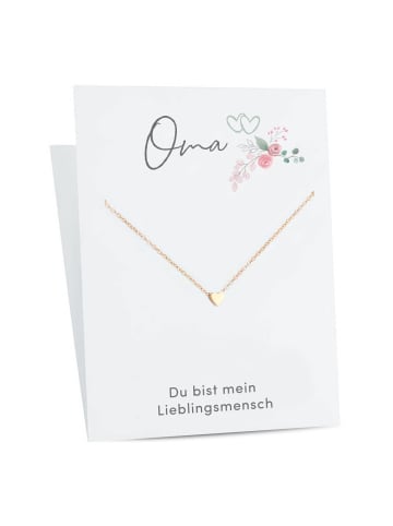 Himmelsflüsterer  Halskette "Oma - wir lieben Dich, Deine Familie" - Bronze
